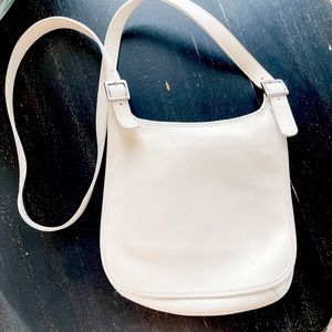 Coach Ivory 9135 Saddle Crossbody Bag